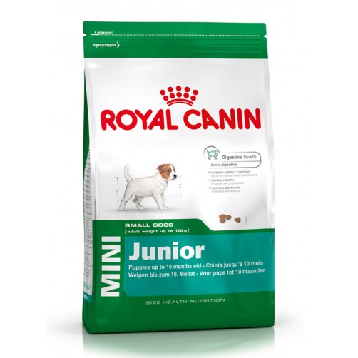 غذای خشک  مخصوص توله سگ نژاد کوچک 2 تا 10 ماهه/ 8 کیلویی/ Royal Canin MINI Junior